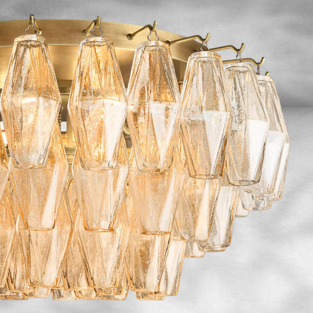 Cyra Glass Flushmount