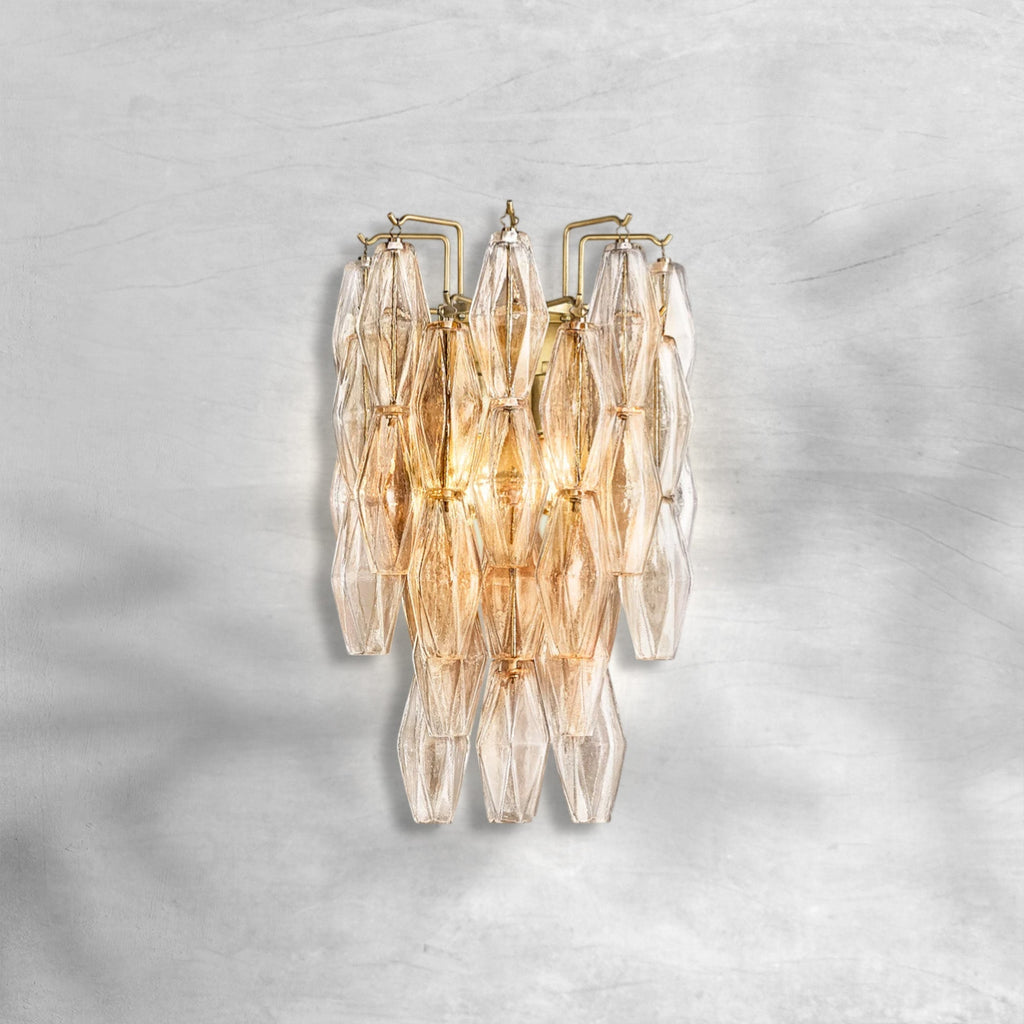 Cyra Glass Short Wall Sconce