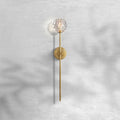 Bille De Crystal Glass Grand Wall Sconce