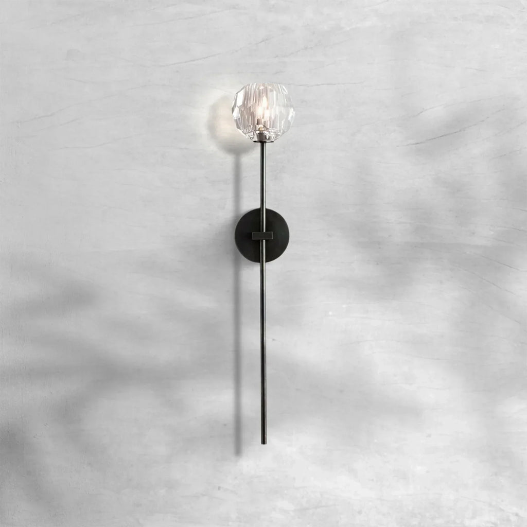 Bille De Crystal Glass Grand Wall Sconce