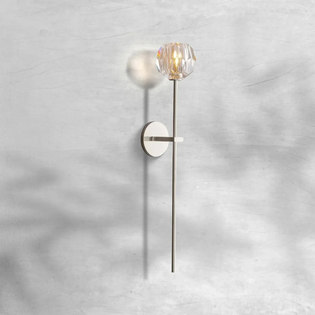 Bille De Crystal Glass Grand Wall Sconce
