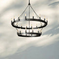 Celestine Vintage Filament 2-Tier Chandelier