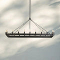 Camina Vintage Filament Rectangular Chandelier