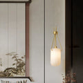 Nina Modern Alabaster Pendant Light, Alabaster Pendant Lamp Besides Bed Pendant Light Riviko A