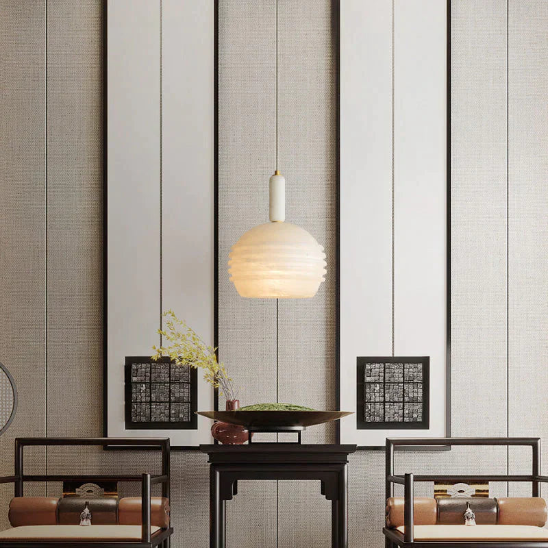 Nina Modern Alabaster Pendant Light, Alabaster Pendant Lamp Besides Bed Pendant Light Riviko