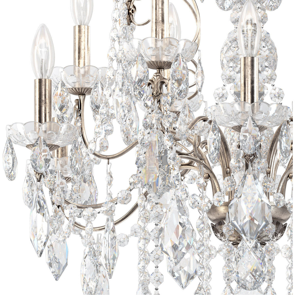 Riviko Regal Radiance 12-Light Chandelier - Background Shot