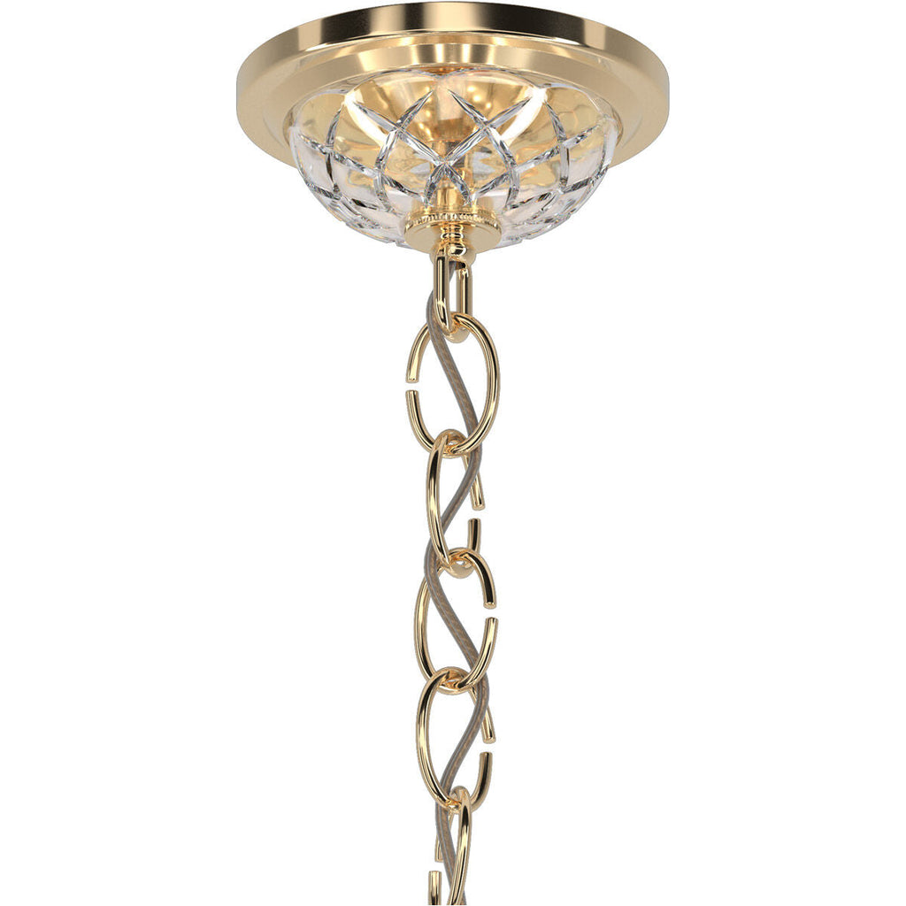 Riviko Regal Cascade Round Chandelier - Background Shot