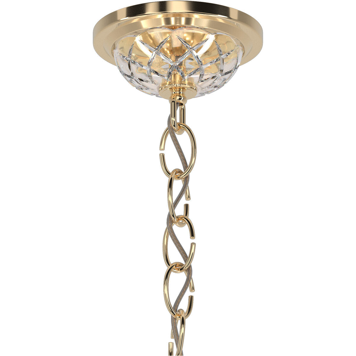 Riviko Regal Cascade Round Chandelier - Background Shot