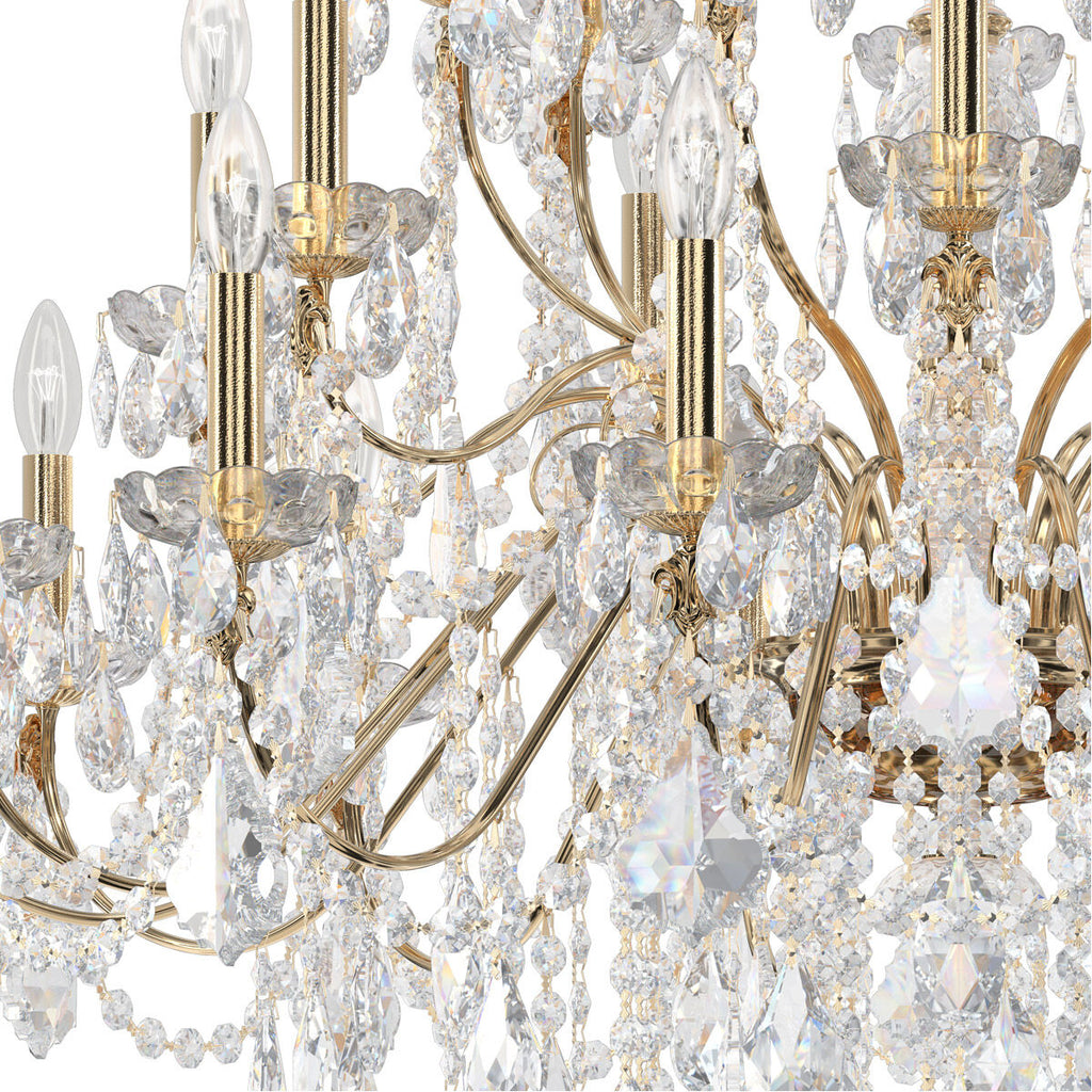 Riviko Regal Cascade Round Chandelier - Background Shot