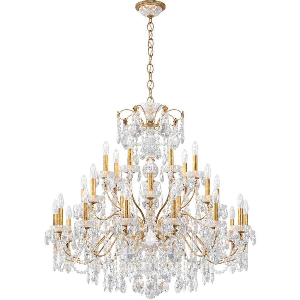 Riviko Regal Cascade Round Chandelier - Background Shot