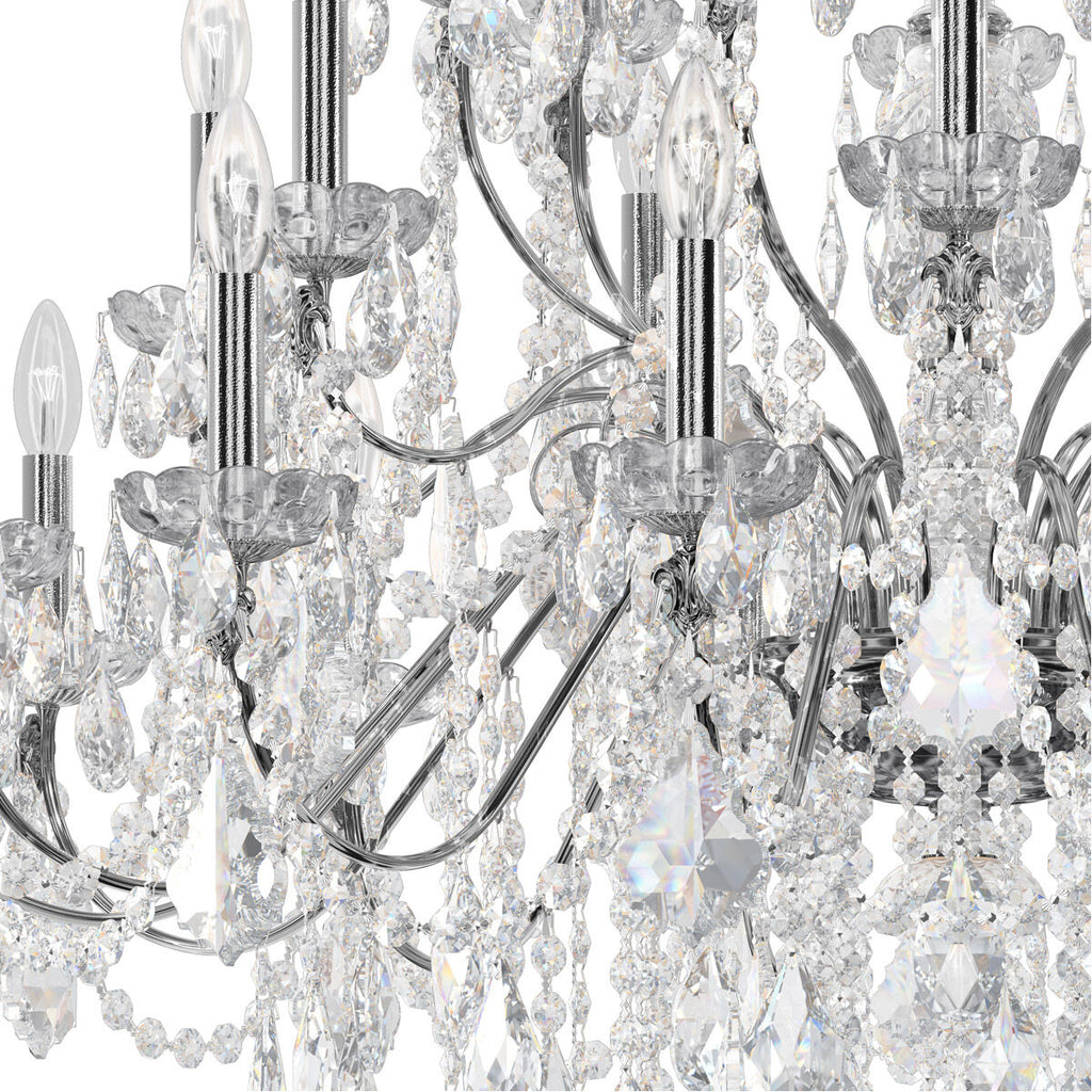 Riviko Regal Cascade Round Chandelier - Background Shot
