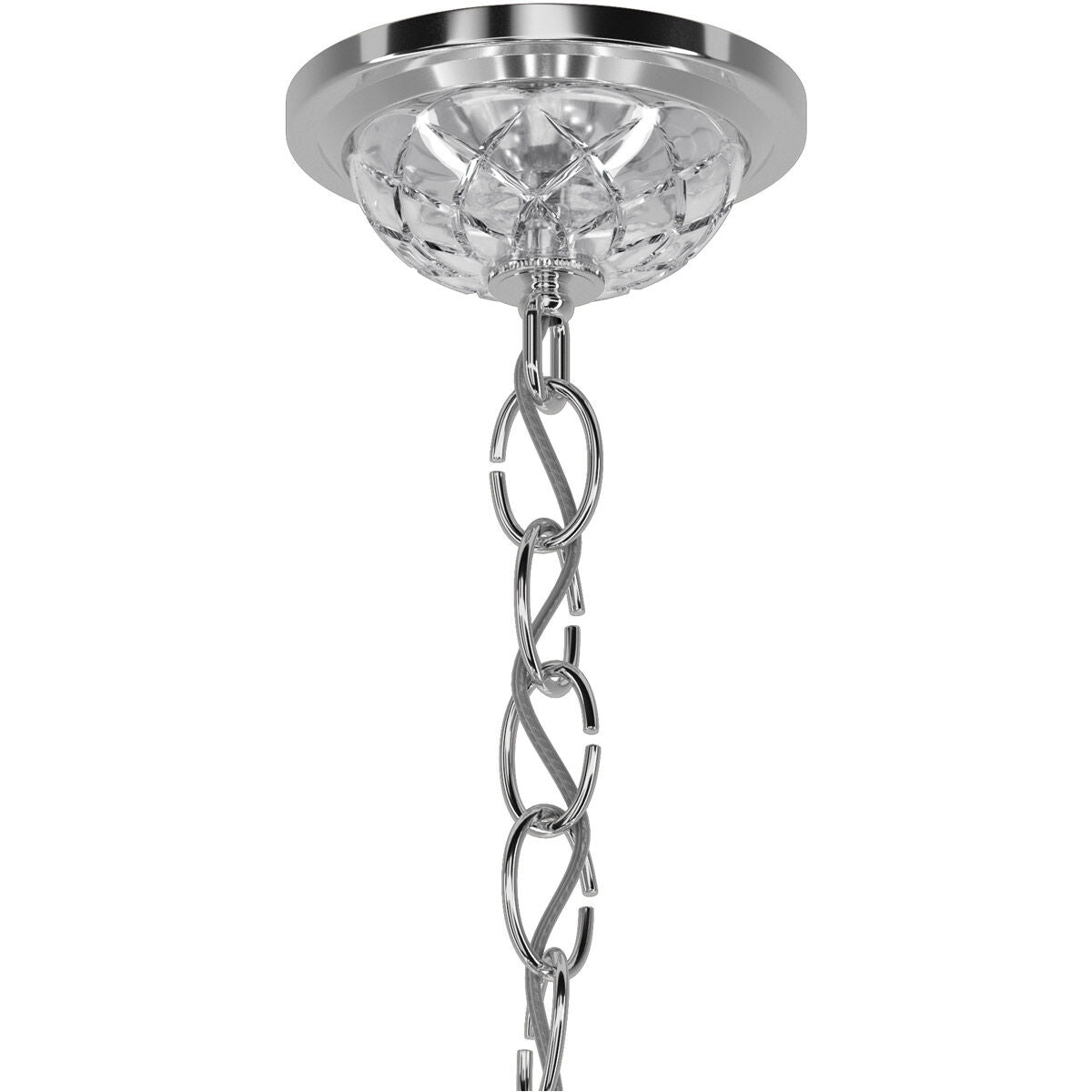 Riviko Regal Cascade Round Chandelier - Background Shot