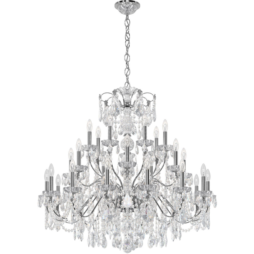 Riviko Regal Cascade Round Chandelier - Background Shot