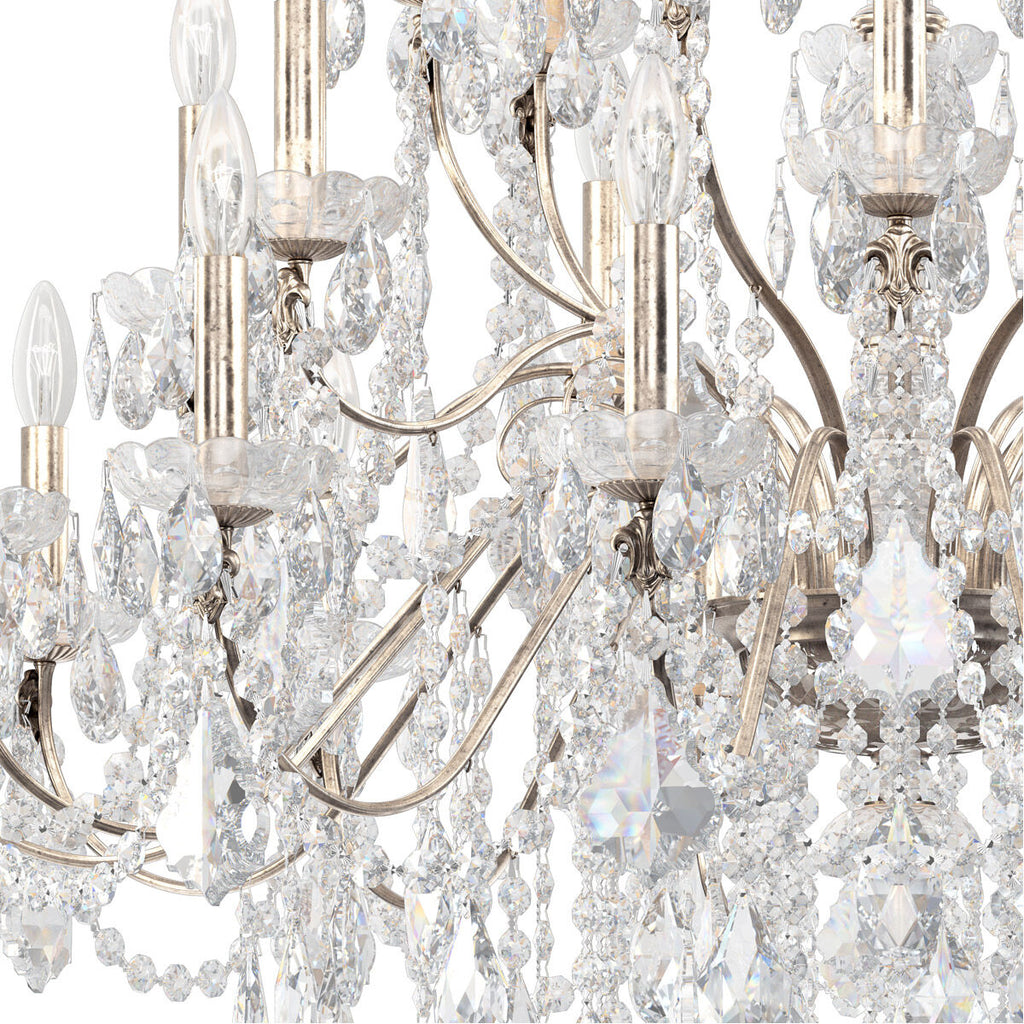 Riviko Regal Cascade Round Chandelier - Background Shot