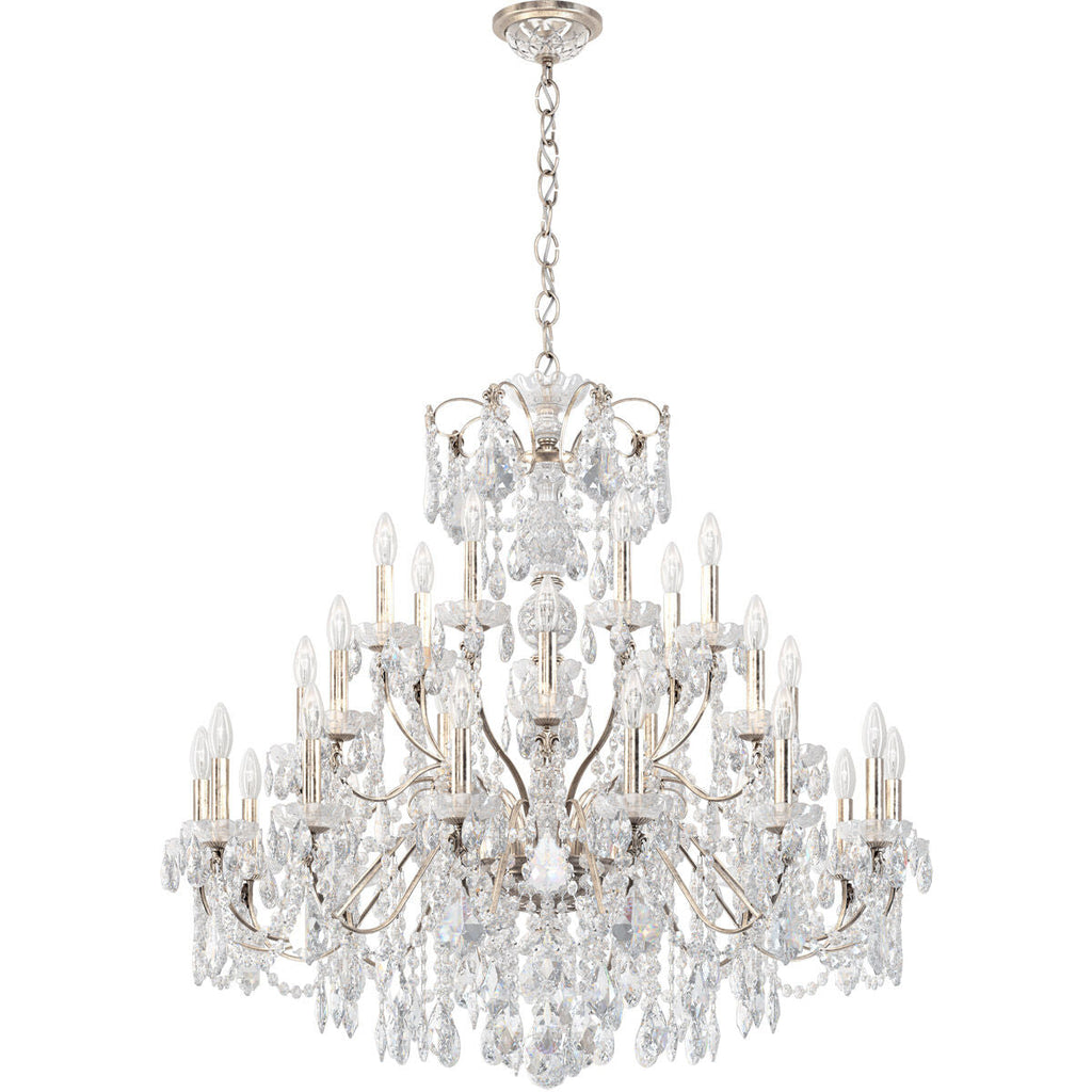 Riviko Regal Cascade Round Chandelier - Background Shot