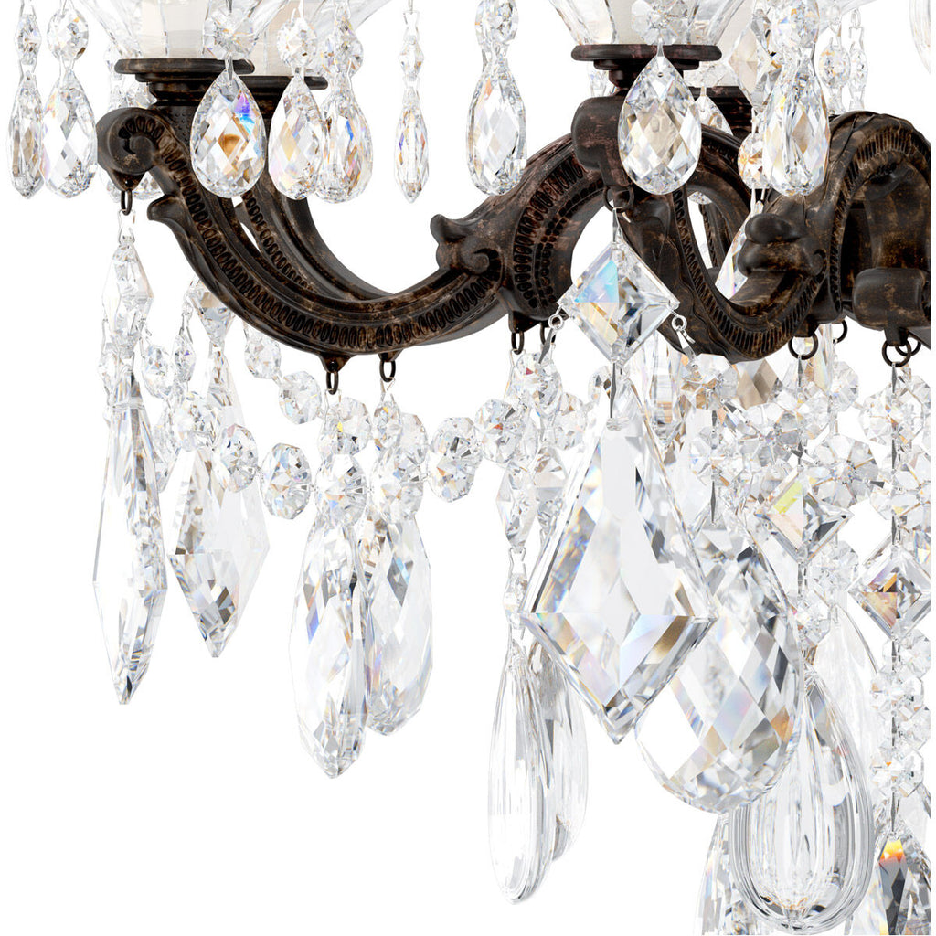 Riviko Regal Bloom Grand Chandelier - Background Shot