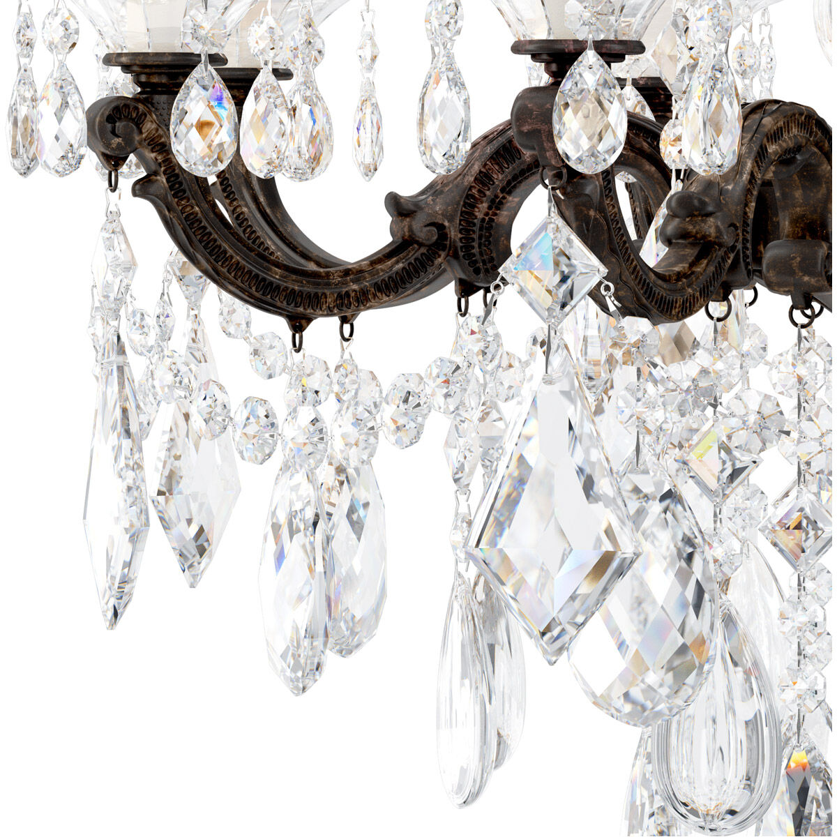 Riviko Regal Bloom Grand Chandelier - Background Shot