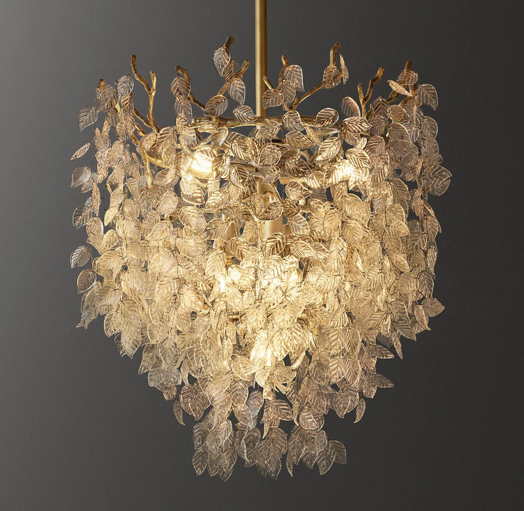 Riviko Veridian Bloom Glass Branch Chandelier - Background Shot