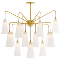 Vintage Blossom Cone Lampshade Chandelier for Living/Dining Room/Kicthen Island