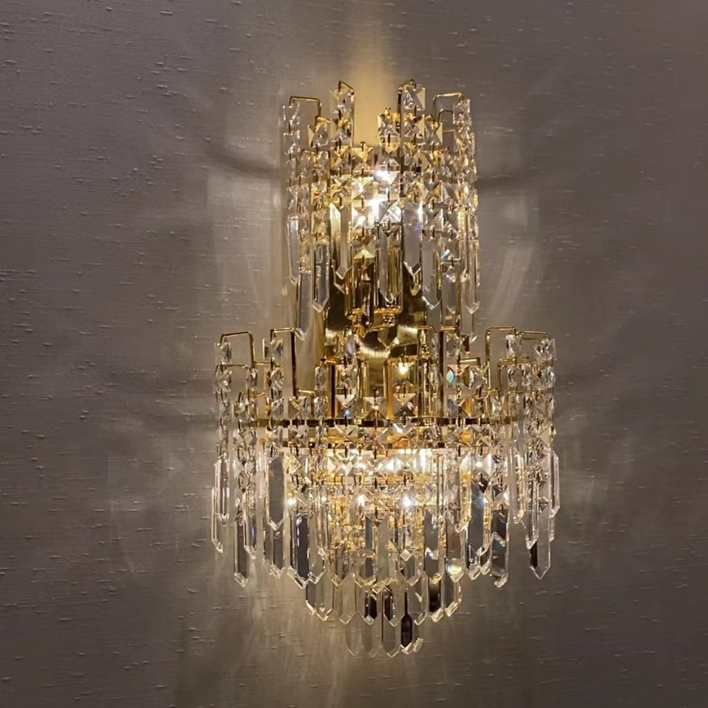 Riviko Grand Lumina Round Crystal Chandelier - Background Shot