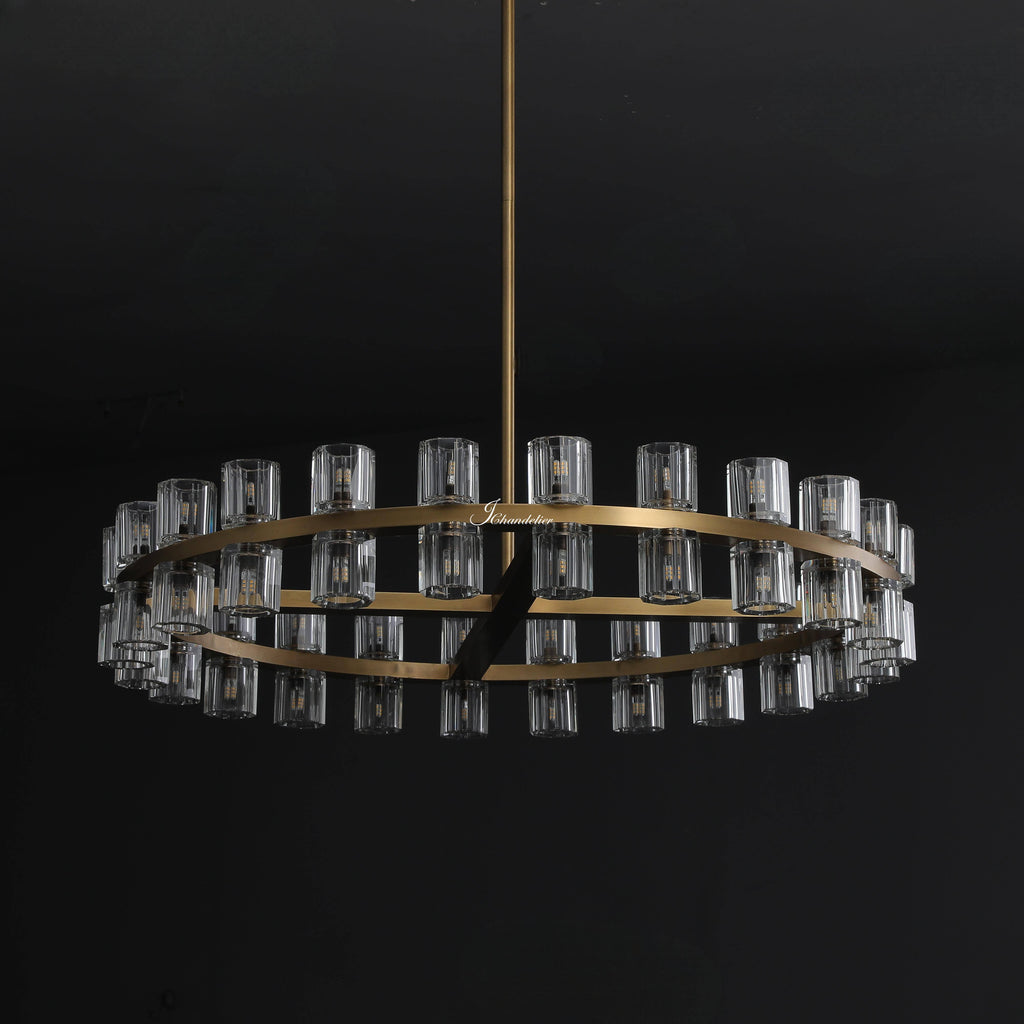 Arcachen Crystal Round Chandelier 36", 48"