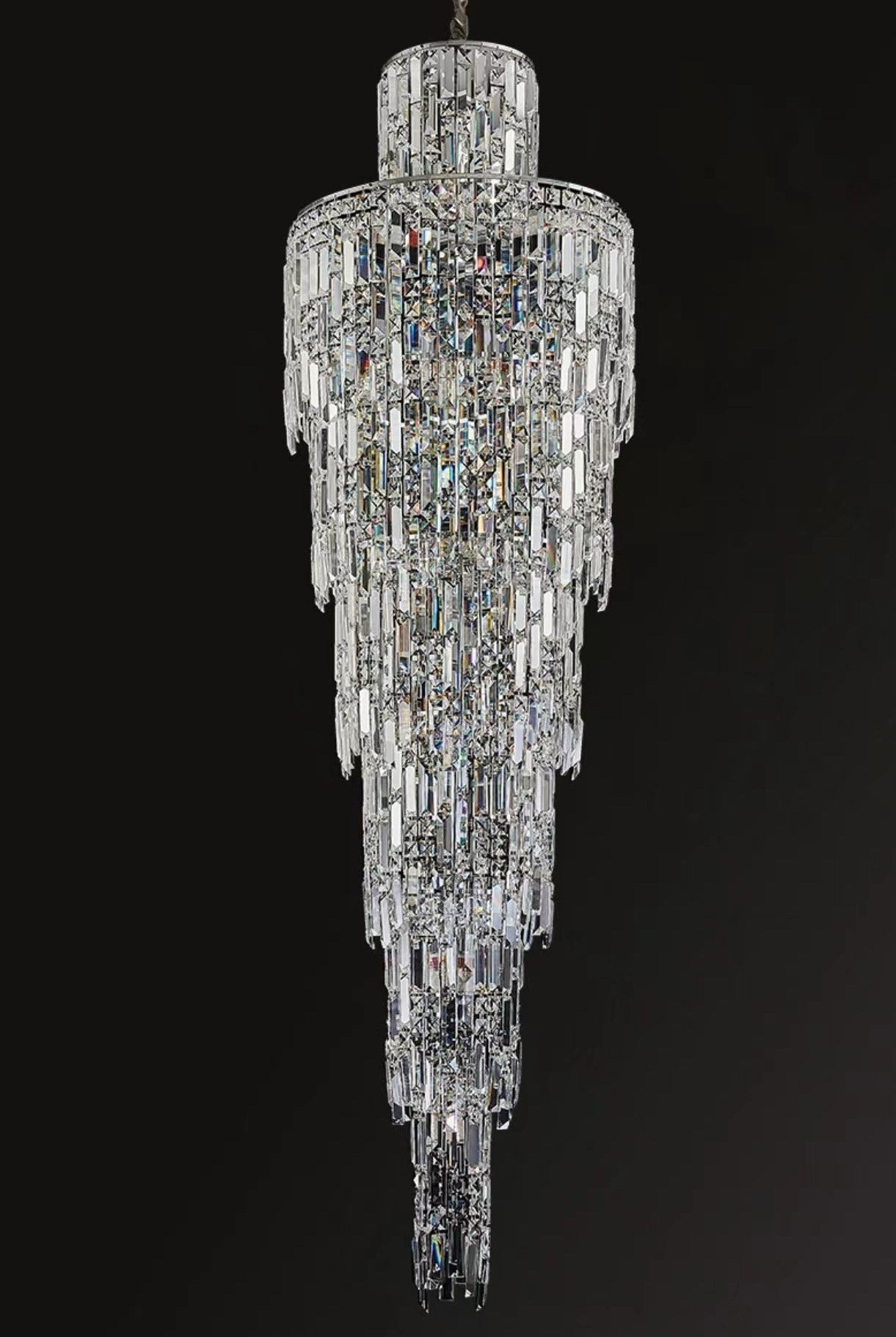 Riviko Grand Radiance K9 Crystal Chandelier - Background Shot